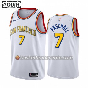 Maillot Basket Golden State Warriors Eric Paschall 7 2019-20 Nike Classic Edition Swingman - Enfant